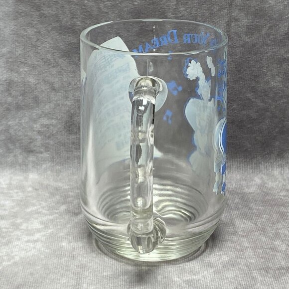 Hazel Atlas Big Top Peanut Butter Glass "You Tell Me Your Dream" Song Lyrics Mug - Picture 6 of 8